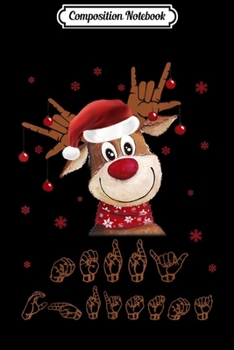 Composition Notebook: Red Nose Reindeer Face Family Matching Merry Christmas Gifts Journal/Notebook Blank Lined Ruled 6x9 100 Pages