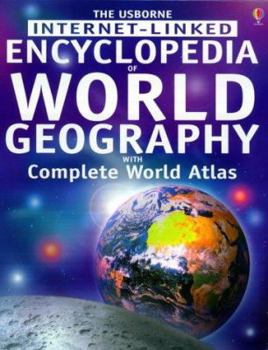 Hardcover Internet-Linked Encyclopedia of World Geography Including Complete Atlas Book