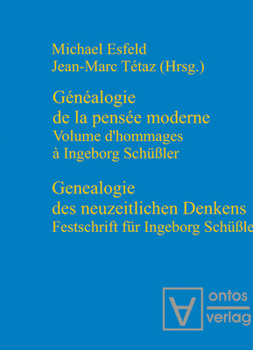 Paperback Genealogie des neuzeitlichen Denkens / Généalogie de la pensée moderne [German] Book