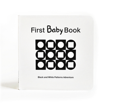 Board book First Baby Book: Black and White Patterns Adventure Book