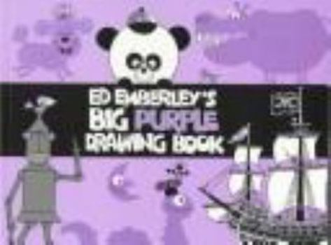 Hardcover Ed Emberley's Big Purple Drawing Book