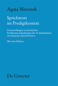 Hardcover Sprichwort im Predigtkontext [German] Book