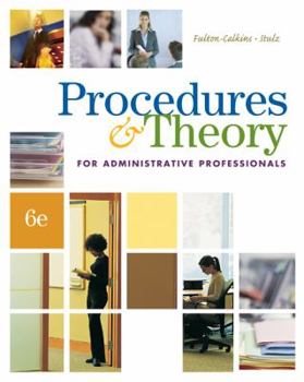 Hardcover Procedures & Theory for Administrative Professionals [With CDROM] Book