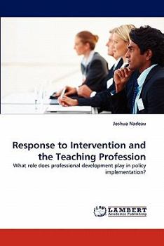 Paperback Response to Intervention and the Teaching Profession Book