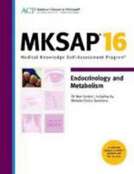 Paperback MKSAP 16: Endocrinology and Metabolism Book