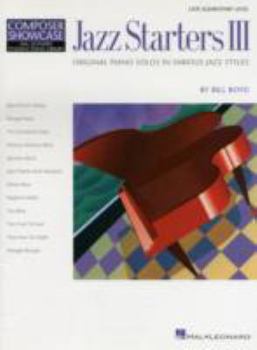 Paperback Jazz Starters III: Late Elementary Level Composer Showcase Book