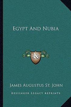 Paperback Egypt And Nubia Book