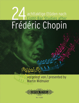 Paperback 24 Eight-Bar Etudes After Frédéric Chopin for Piano Book