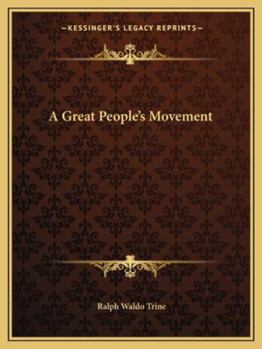 Paperback A Great People's Movement Book