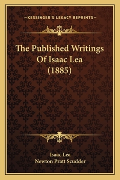 Paperback The Published Writings Of Isaac Lea (1885) Book