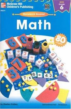 Paperback Homework-Math Grade 6 Book