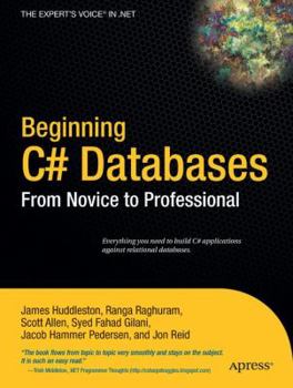 Paperback Beginning C# Databases: From Novice to Professional Book