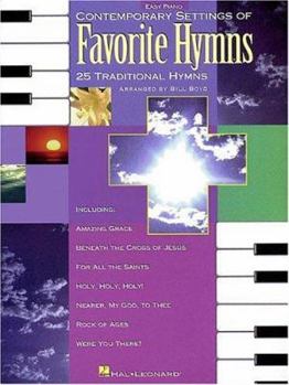 Paperback Contemporary Settings of Favorite Hymns: Easy Piano Book