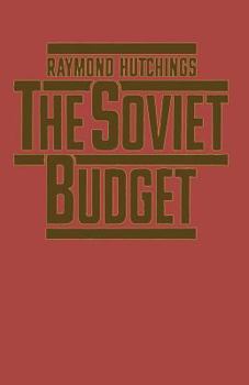 Paperback The Soviet Budget Book