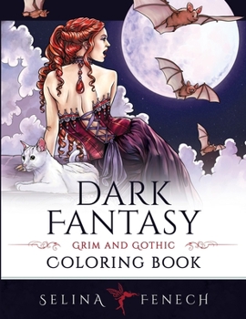 Paperback Dark Fantasy Coloring Book