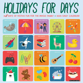 Calendar Holidays for Days 2024 12 X 12 Wall Calendar Book