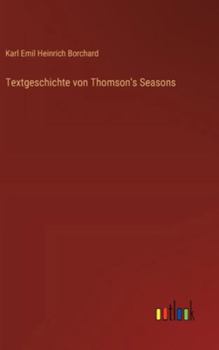 Textgeschichte von Thomson's Seasons (German Edition)
