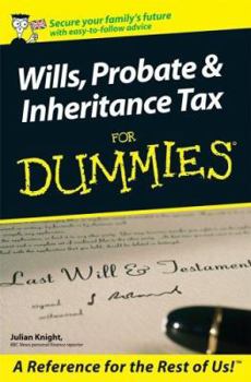 Paperback Wills, Probate & Inheritance Tax for Dummies Book