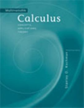 Hardcover Multivariable Calculus: Concepts, Applications, Theory, Preliminary Edition Book