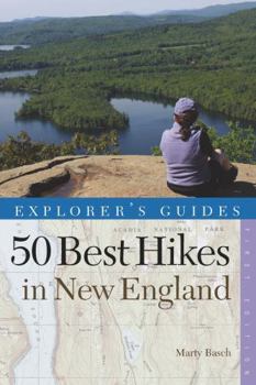 Paperback 50 Hikes in New England Book