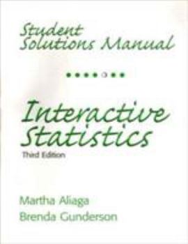 Paperback Student Solutions Manual for Interactive Statistics Book