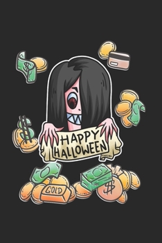 Funny Halloween Notebook: Graph Paper Journal 6x9 - 120 Pages