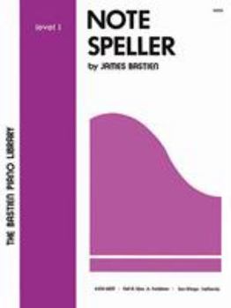 Paperback WP20 - Note Speller - Level 1 - Bastien Piano Library (THE BASTIEN PIANO LIBRARY) Book