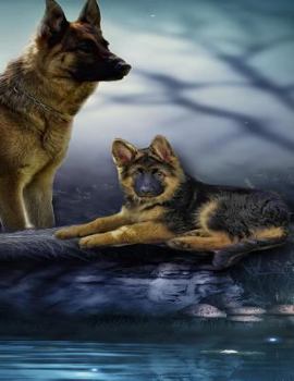 Paperback German Shepherd Notebook: 8.5 X 11 202 Wide Ruled Pages Book