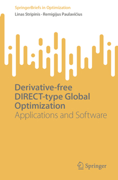 Paperback Derivative-Free Direct-Type Global Optimization: Applications and Software Book