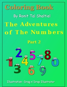 Paperback Coloring book - The adventures of the numbers: Subtraction Book