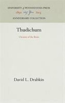 Hardcover Thudichum: Chemist of the Brain Book