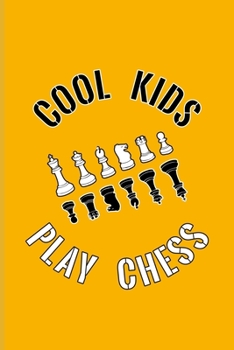 Cool Kids Play Chess: Chess Pieces Undated Planner | Weekly & Monthly No Year Pocket Calendar | Medium 6x9 Softcover | For Player & Nerds Fans