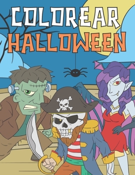 Paperback Colorear Halloween: Libro de Colorear para Niños de 4-9 Años [Spanish] Book