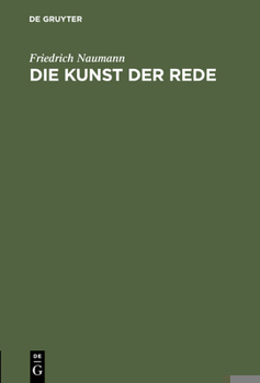 Hardcover Die Kunst der Rede [German] Book