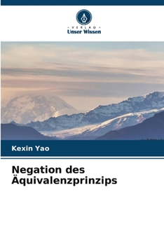 Paperback Negation des Äquivalenzprinzips [German] Book