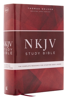 Hardcover NKJV Study Bible, Hardcover, Comfort Print: The Complete Resource for Studying God's Word Book