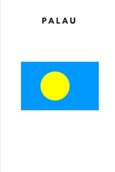 Paperback Palau: Country Flag A5 Notebook to write in with 120 pages Book