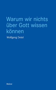 Paperback Warum wir nichts über Gott wissen können [German] Book