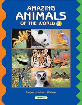 Library Binding Amazing Animals of the World 3 Book