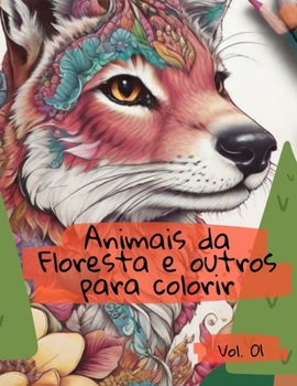 Paperback Animais da Floresta e outros para Colorir [Portuguese] Book