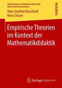 Paperback Empirische Theorien Im Kontext Der Mathematikdidaktik [German] Book