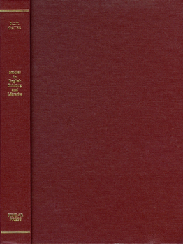 Hardcover Studies in English Printing and Libraries Book
