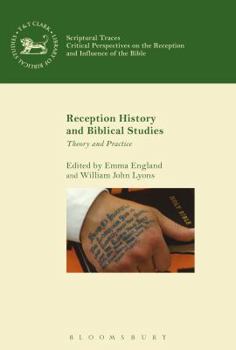 Paperback Reception History and Biblical Studies: Theory and Practice Book
