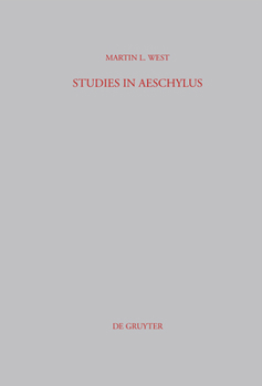 Hardcover Studies in Aeschylus Book