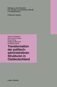 Paperback Transformation Der Politisch-Administrativen Strukturen in Ostdeutschland [German] Book