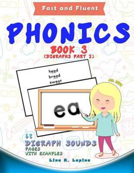 Paperback Phonics Flashcards (Digraph Sounds) Part2: 68 flash cards with examples Book