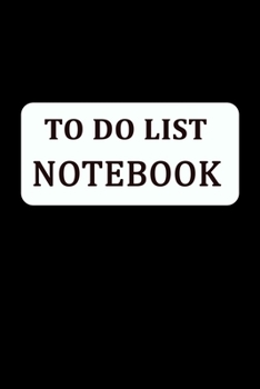 Paperback TO DO LIST NOTEBOOK (6x9 Checklist Journal): Planner and Daily Task Manager with Checkboxes, 100 Pages, Journal Gift, Prioritize Task, White Paper (Da Book