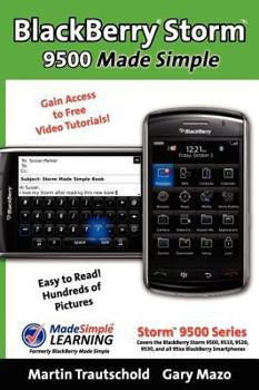 Paperback Blackberry Storm[ 9500 Made Simple Book