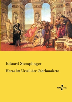 Paperback Horaz im Urteil der Jahrhunderte [German] Book