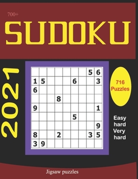 Paperback 700+ Sudoku Jigsaw Puzzles: Sudoku Puzzle Book for Adults Book